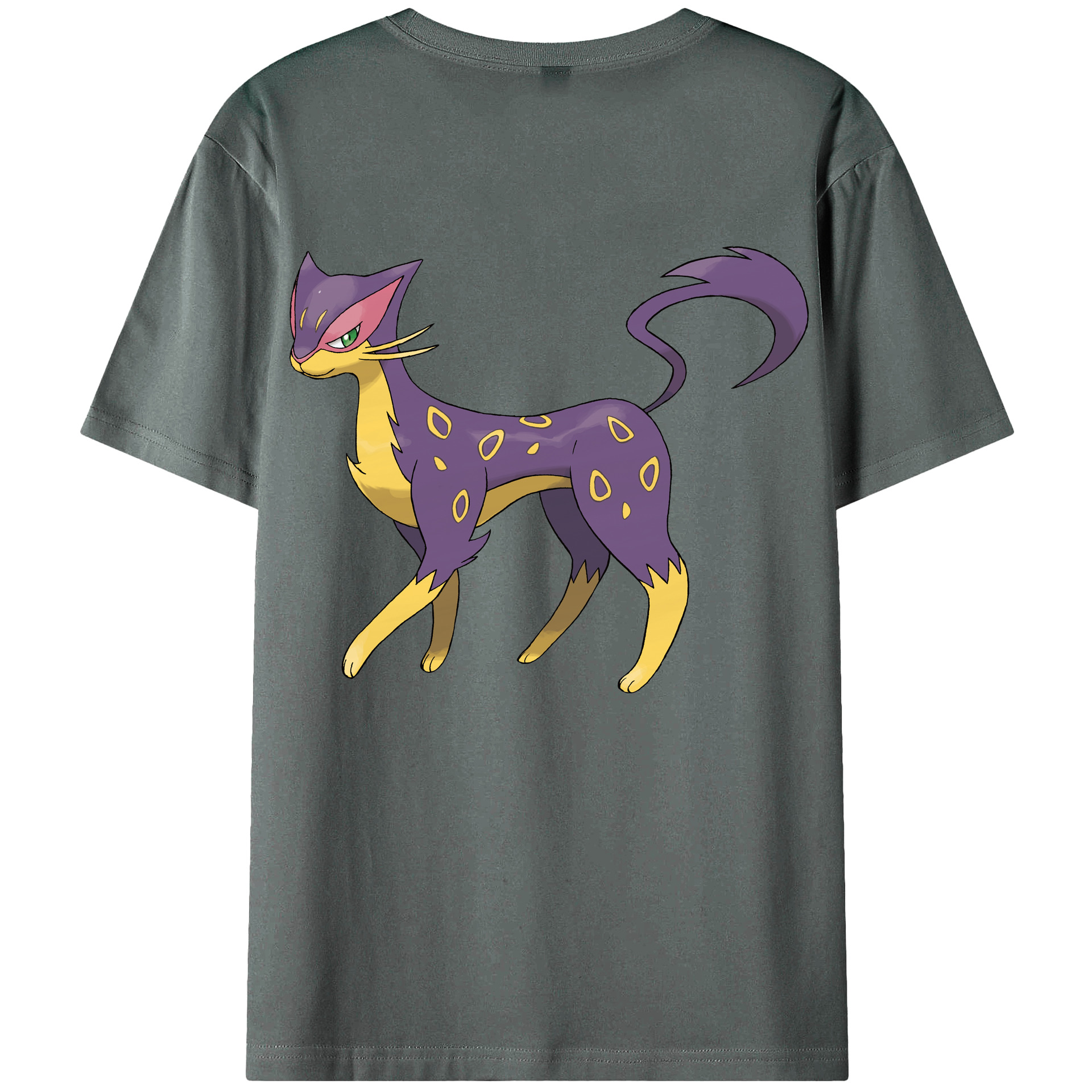 （画像用） ポケットモンスター Pokémon 綿100％半袖Tシャツ（背面プリント）